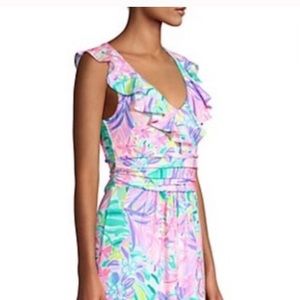Lilly Pulitzer NWOT Large Mirella Maxi Dress